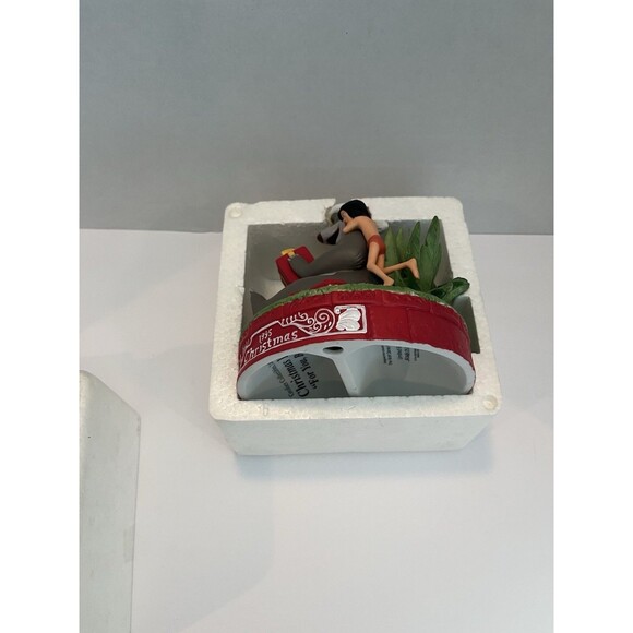 Walt Disney Christmas 1995 "For You, Baloo" Grolier Baloo And Mowgli Jungle Book - Picture 7 of 9